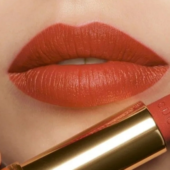 Gucci Rouge à Lèvres Matte Lipstick in - 312 Frances Fire TESTER BOX/CAP - Picture 7 of 7
